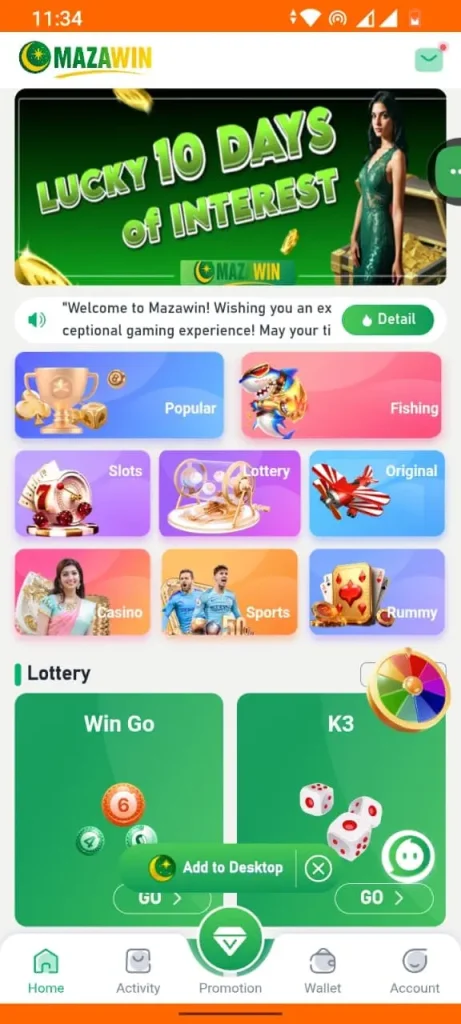 mazawin game